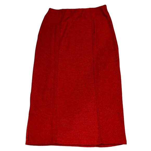 Band of the Free BOG Collective NWT Textured Maxi Skirt Sz Large Womens Orange - Picture 9 of 12